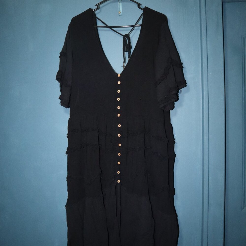Free people black maxi